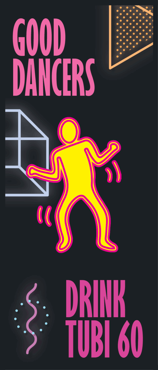3 מדבקות - Good Dancers